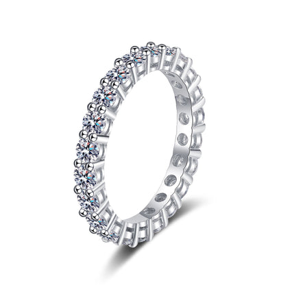 [Peak]LUXURIOUS 2.2 CARAT FULL ETERNITY MOISSANITE RING