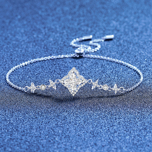 [Peak]MARQUISE-CLOVER MOISSANITE BRACELET