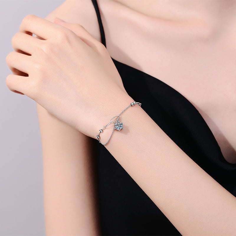 [Peak]CLASSIC SOLITAIRE MOISSANITE BRACELET