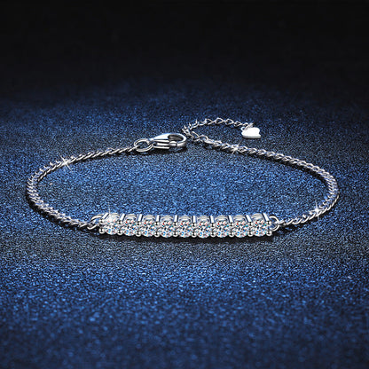 [Peak]SMILING CURVE MOISSANITE BRACELET