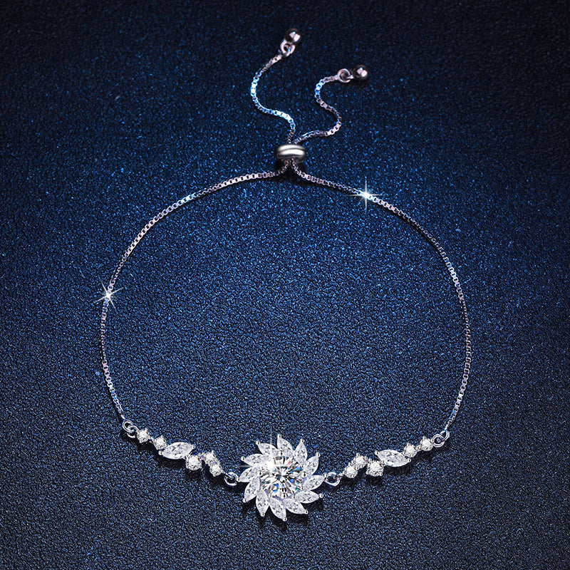 [Peak]RADIANT SUNFLOWER MOISSANITE BRACELET