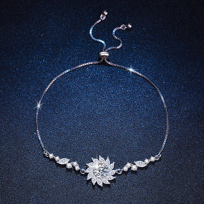 [Peak]RADIANT SUNFLOWER MOISSANITE BRACELET