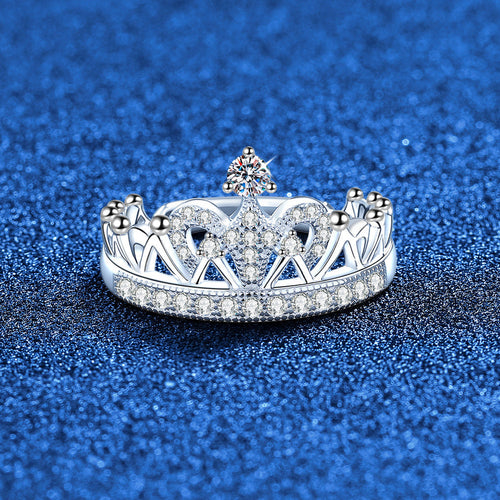 [Peak]DREAMY CROWN MOISSANITE RING - 1.2CT ELEGANT PRINCESS STYLE