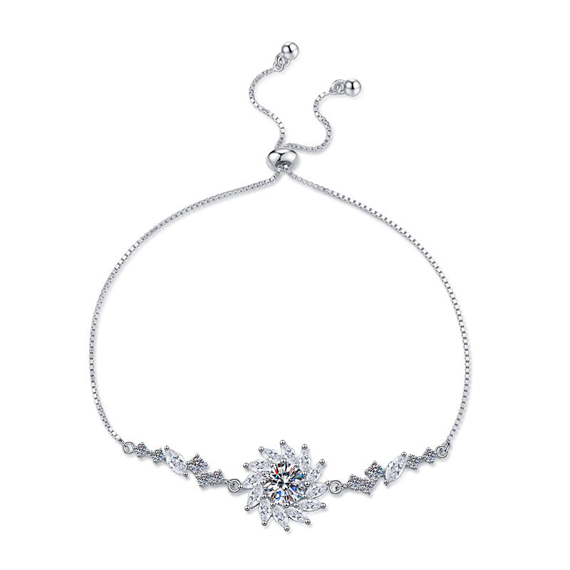[Peak]RADIANT SUNFLOWER MOISSANITE BRACELET