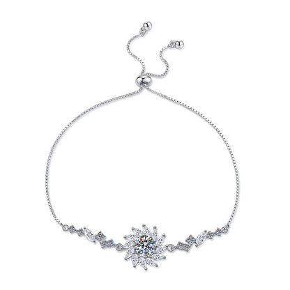 [Peak]RADIANT SUNFLOWER MOISSANITE BRACELET