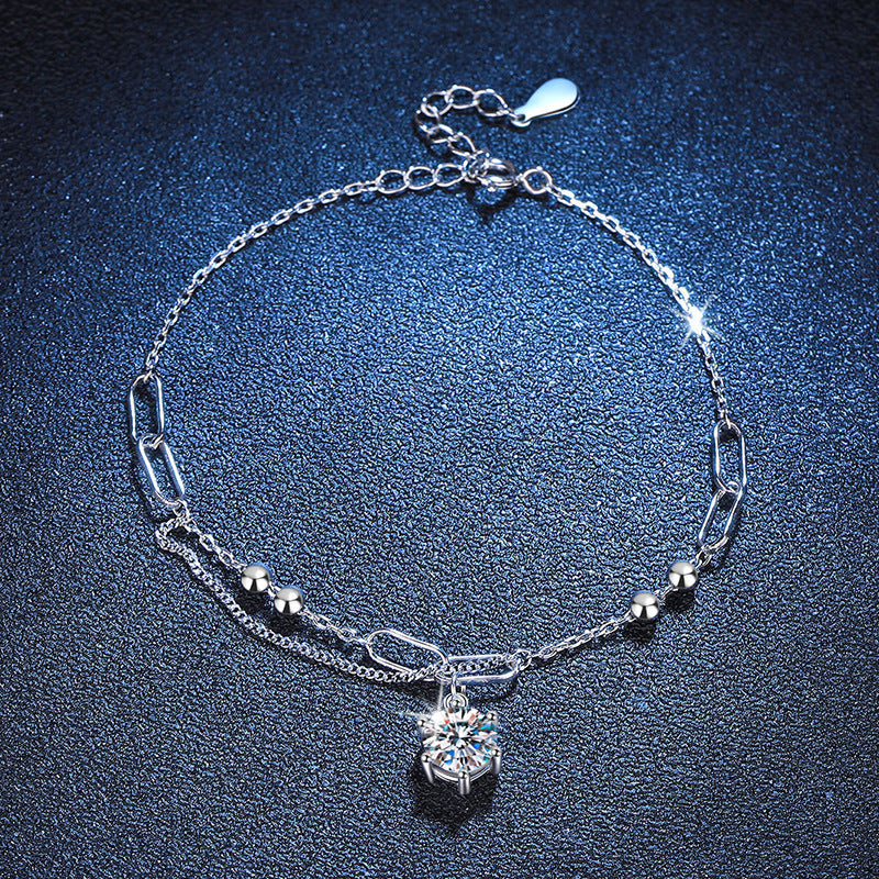 [Peak]CLASSIC SOLITAIRE MOISSANITE BRACELET