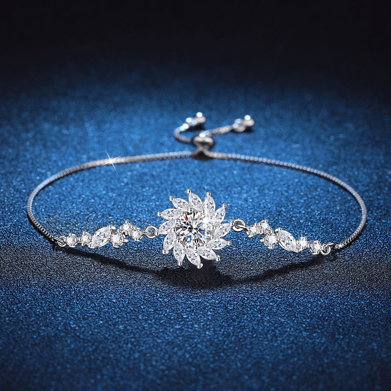 [Peak]RADIANT SUNFLOWER MOISSANITE BRACELET