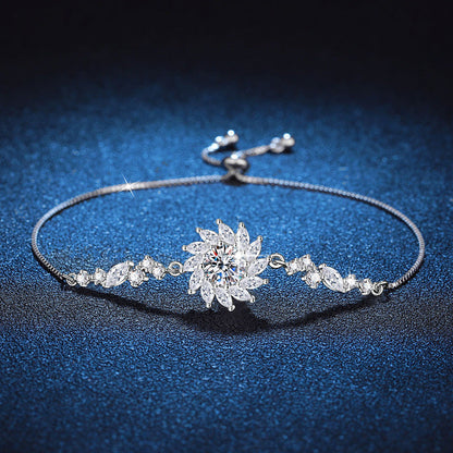 [Peak]RADIANT SUNFLOWER MOISSANITE BRACELET