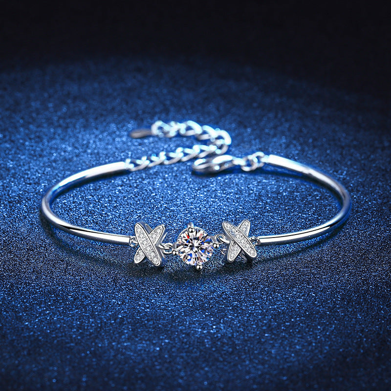[Peak]ELEGANT BOW-KNOT MOISSANITE BRACELET