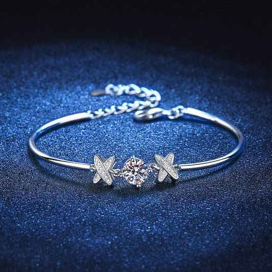 [Peak]ELEGANT BOW-KNOT MOISSANITE BRACELET