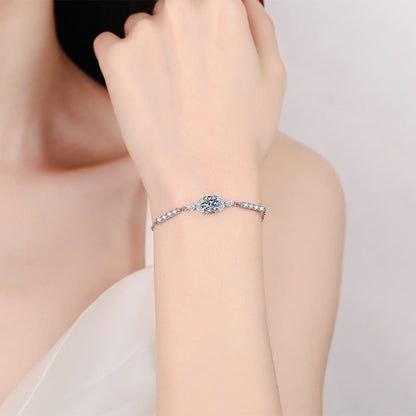 [Peak]BLOOMING STAR-FLOWER MOISSANITE BRACELET