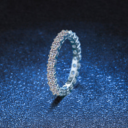[Peak]LUXURIOUS 2.2 CARAT FULL ETERNITY MOISSANITE RING