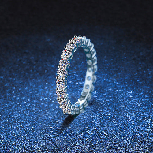 [Peak]LUXURIOUS 2.2 CARAT FULL ETERNITY MOISSANITE RING