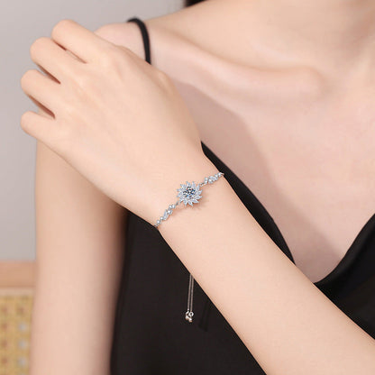 [Peak]RADIANT SUNFLOWER MOISSANITE BRACELET