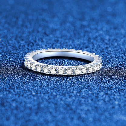 [Peak]DAINTY 0.87CT FULL ETERNITY MOISSANITE RING
