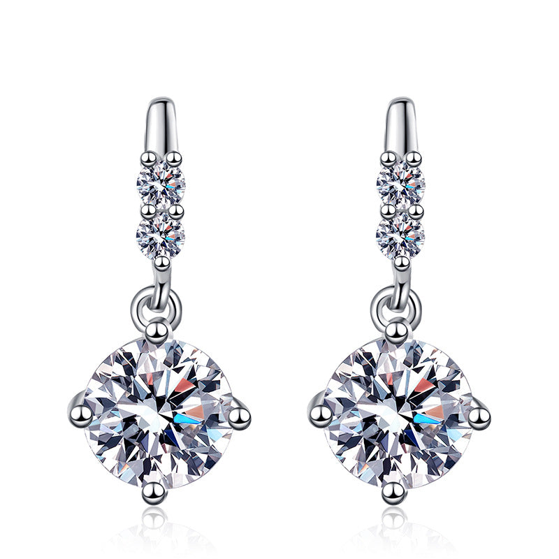 [Peak]DYNAMIC TASSEL MOISSANITE DROP EARRINGS