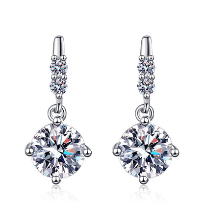 [Peak]DYNAMIC TASSEL MOISSANITE DROP EARRINGS