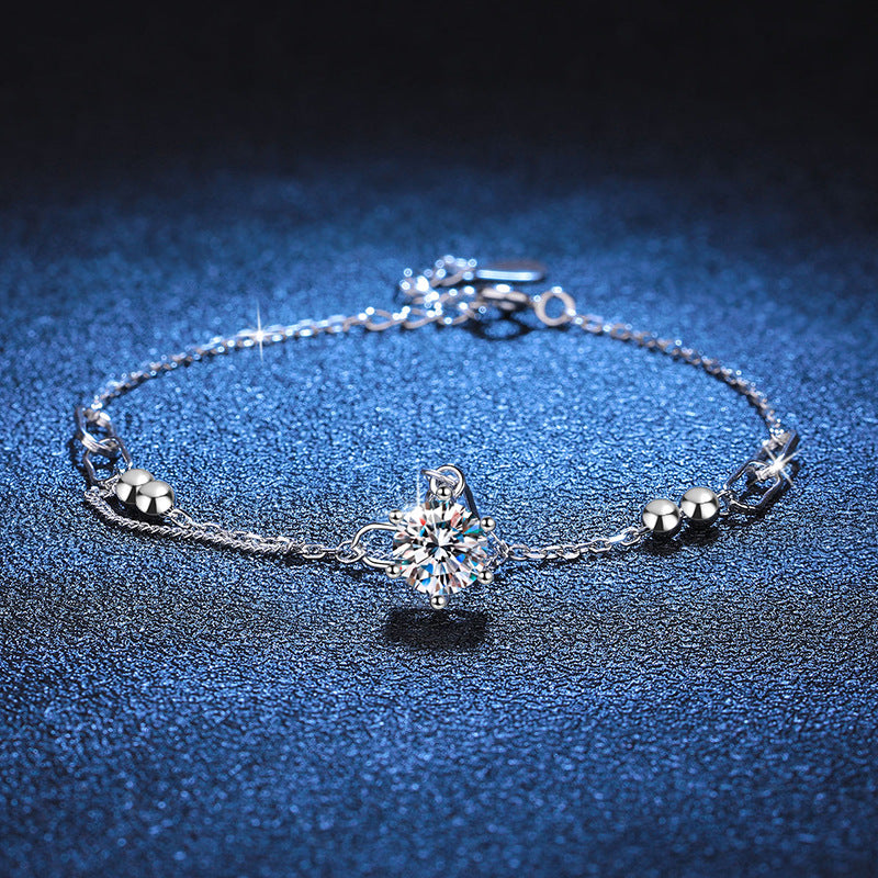 [Peak]CLASSIC SOLITAIRE MOISSANITE BRACELET