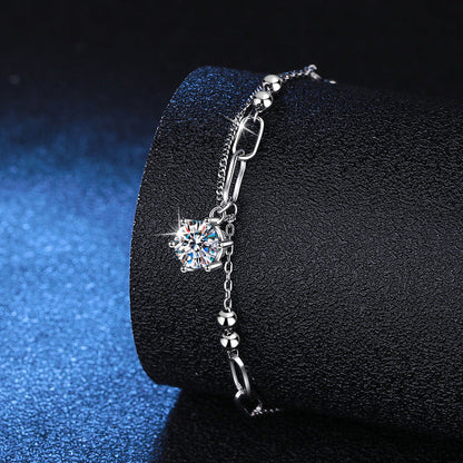 [Peak]CLASSIC SOLITAIRE MOISSANITE BRACELET