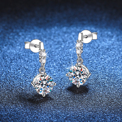[Peak]DYNAMIC TASSEL MOISSANITE DROP EARRINGS