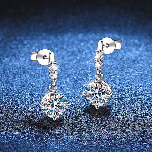 [Peak]DYNAMIC TASSEL MOISSANITE DROP EARRINGS