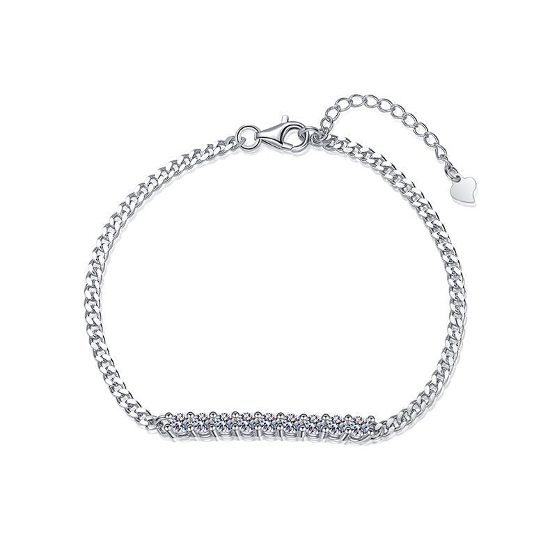 [Peak]SMILING CURVE MOISSANITE BRACELET