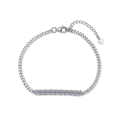 [Peak]SMILING CURVE MOISSANITE BRACELET