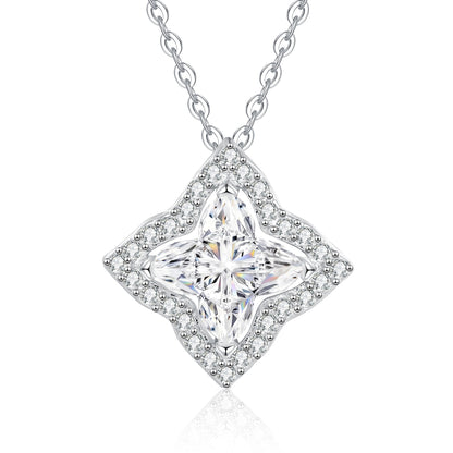 [Peak]STAR-CLOVER MOISSANITE NECKLACE