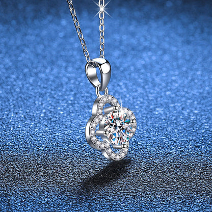 [Peak]CLASSIC CLOVER MOISSANITE PENDANT NECKLACE