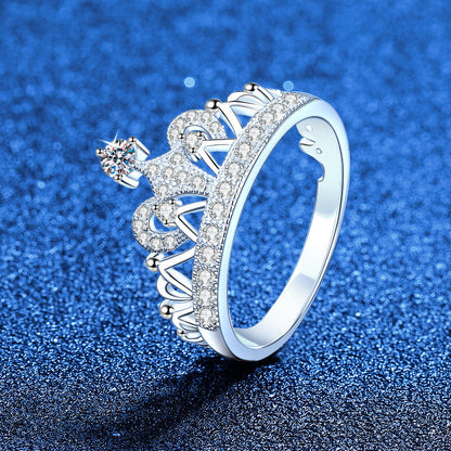 [Peak]DREAMY CROWN MOISSANITE RING - 1.2CT ELEGANT PRINCESS STYLE