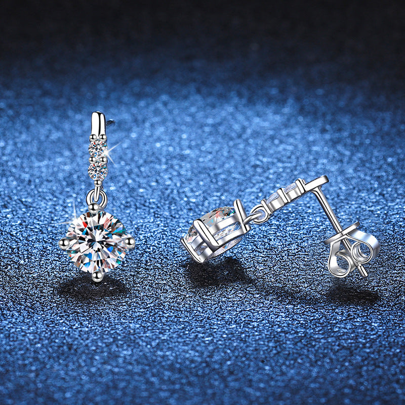 [Peak]DYNAMIC TASSEL MOISSANITE DROP EARRINGS