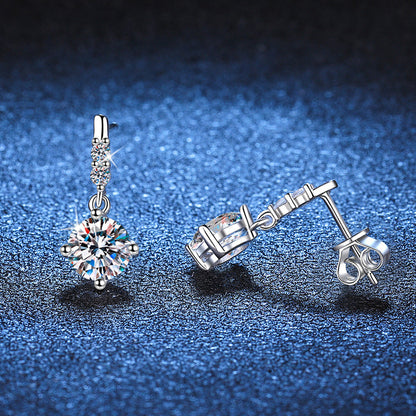 [Peak]DYNAMIC TASSEL MOISSANITE DROP EARRINGS