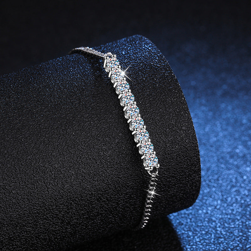 [Peak]SMILING CURVE MOISSANITE BRACELET