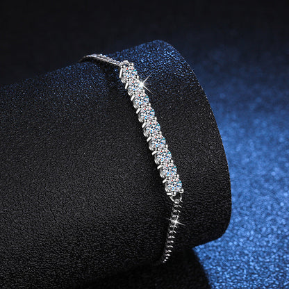 [Peak]SMILING CURVE MOISSANITE BRACELET