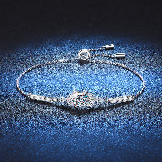 [Peak]BLOOMING STAR-FLOWER MOISSANITE BRACELET