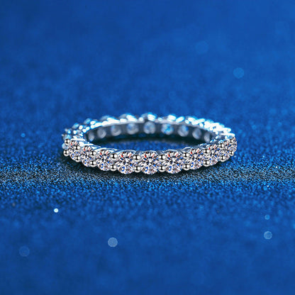 [Peak]LUXURIOUS 2.2 CARAT FULL ETERNITY MOISSANITE RING