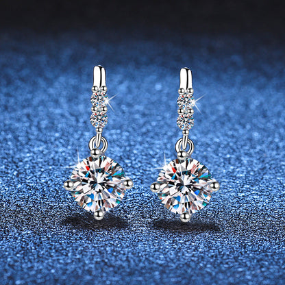 [Peak]DYNAMIC TASSEL MOISSANITE DROP EARRINGS