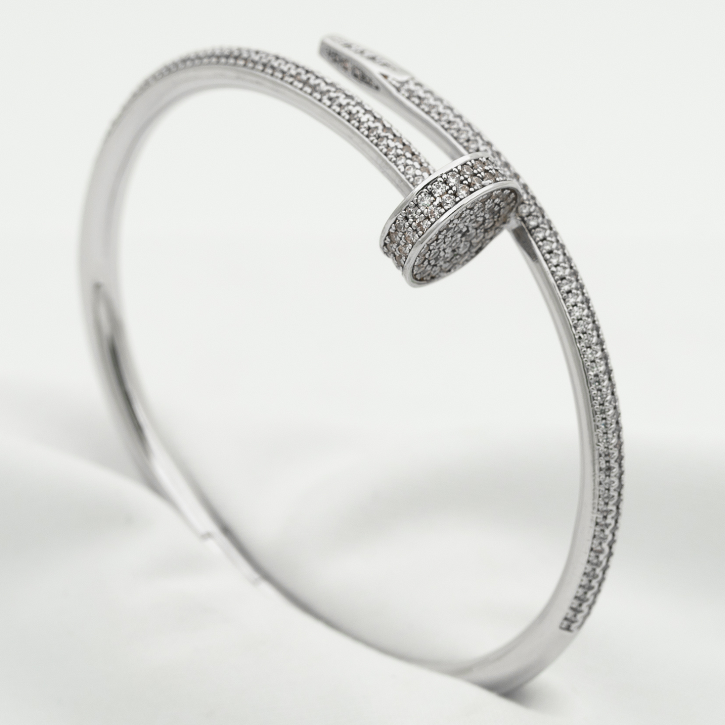 [Peak]JUSTE UN CLOU 3.5MM FULL PAVÉ NAIL BANGLE