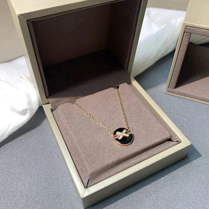 [Peak]JEUX DE ROSE GOLD DIAMOND NECKLACE