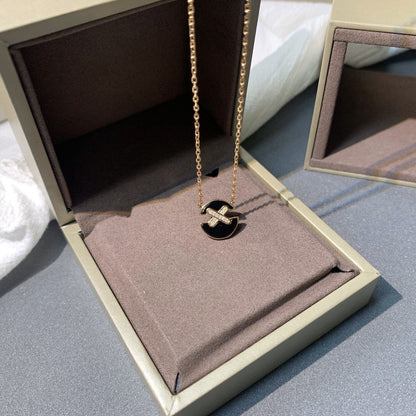 [Peak]JEUX DE ROSE GOLD DIAMOND NECKLACE