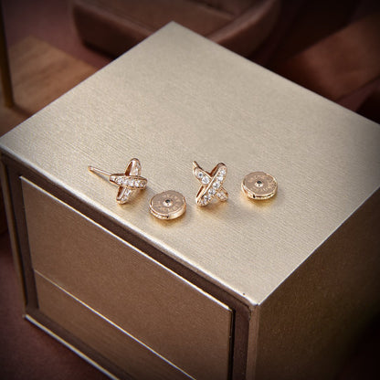 [Peak]JEUX DE GOLD DIAMOND EARRINGS