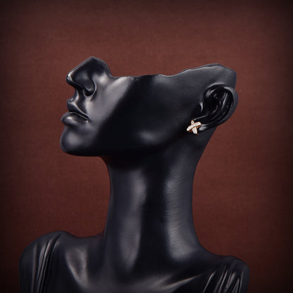 [Peak]JEUX DE GOLD DIAMOND EARRINGS