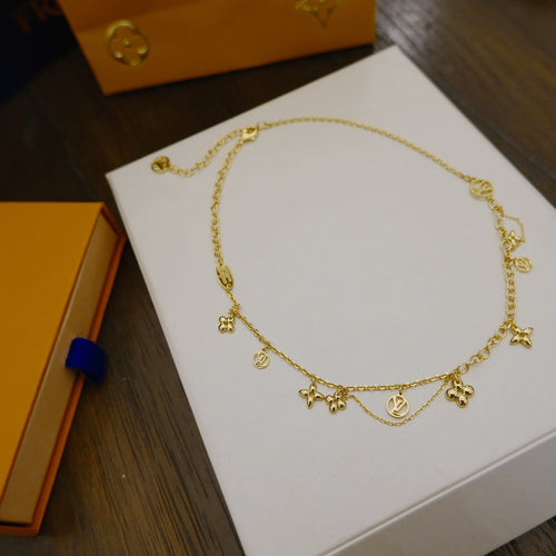 [Peak]BLOOMING SUPPLE NECKLACE BRASS