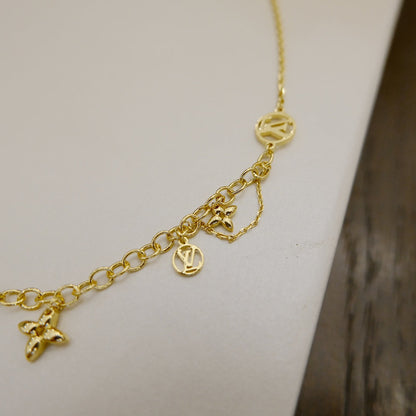 [Peak]BLOOMING SUPPLE NECKLACE BRASS