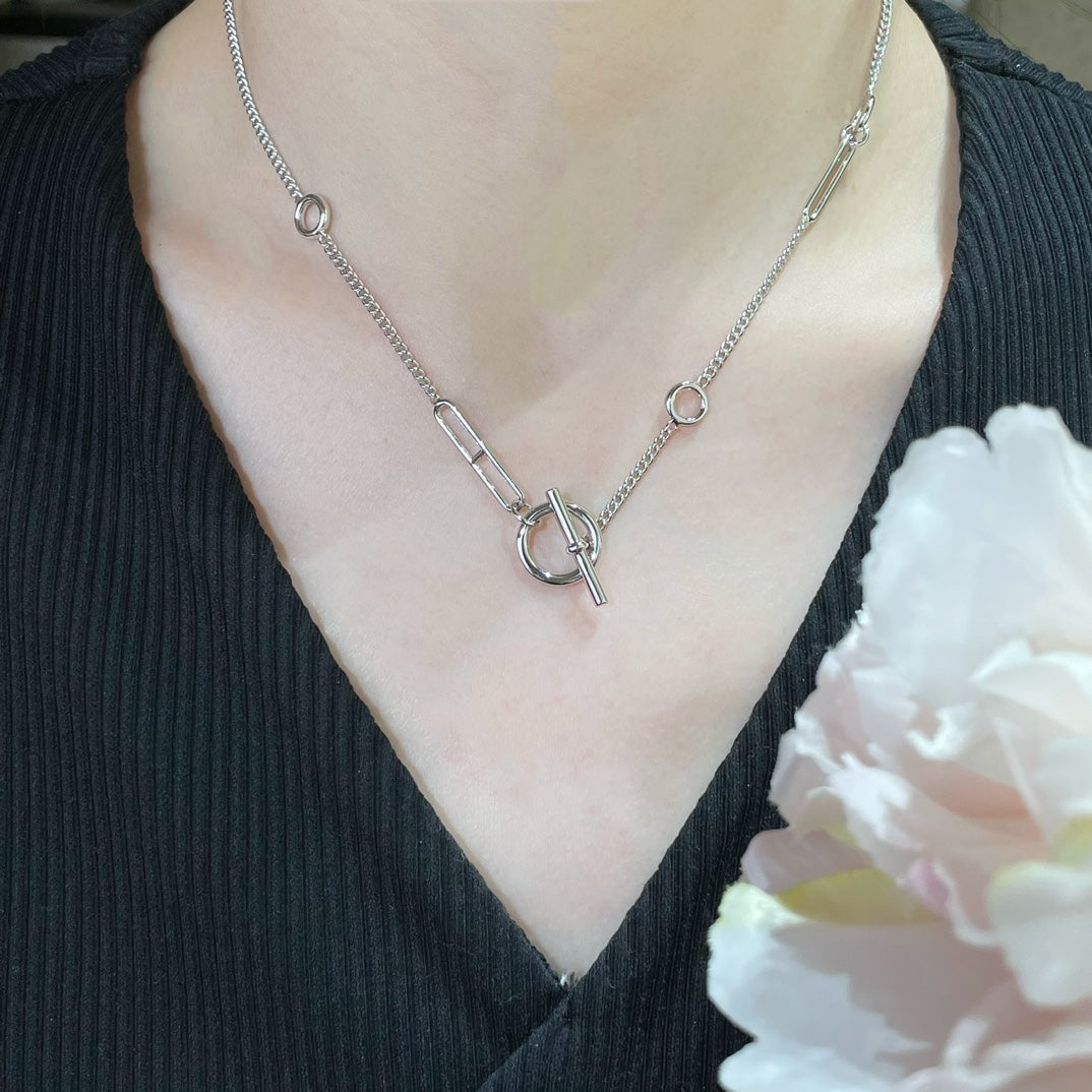 [Peak]HM STERLING CHAINE D'ANCRE HEART