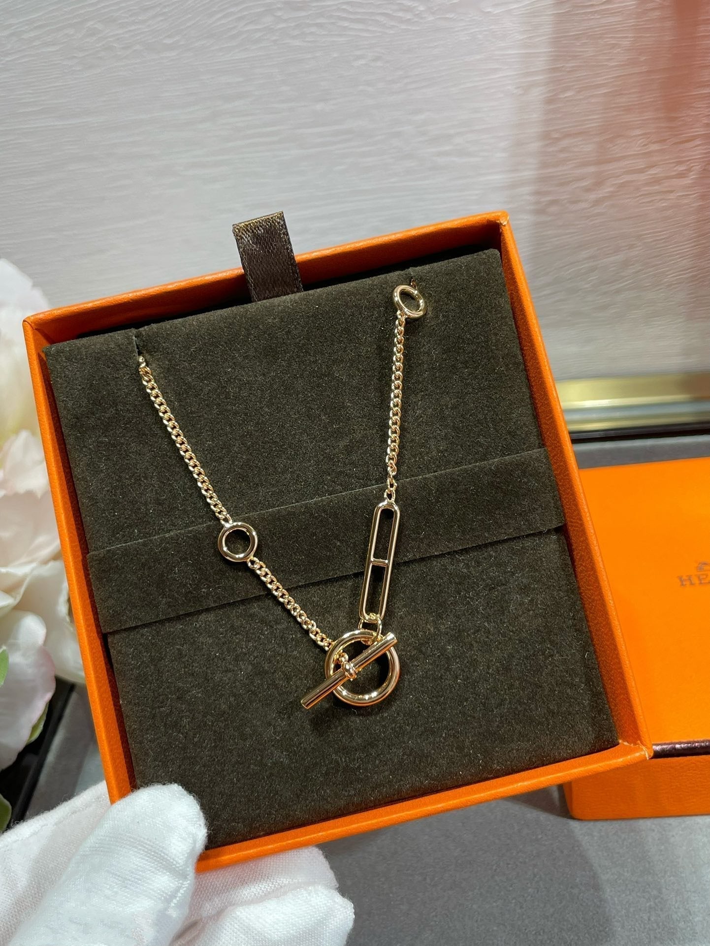 [Peak]HM STERLING CHAINE D'ANCRE HEART