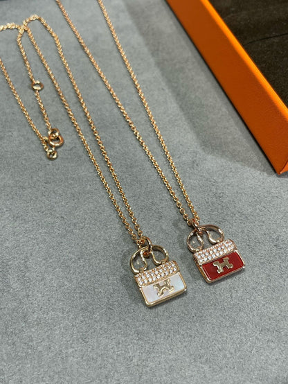 [Peak]H CIRCE MOISSANITE PENDANT NECKLACE GOLD