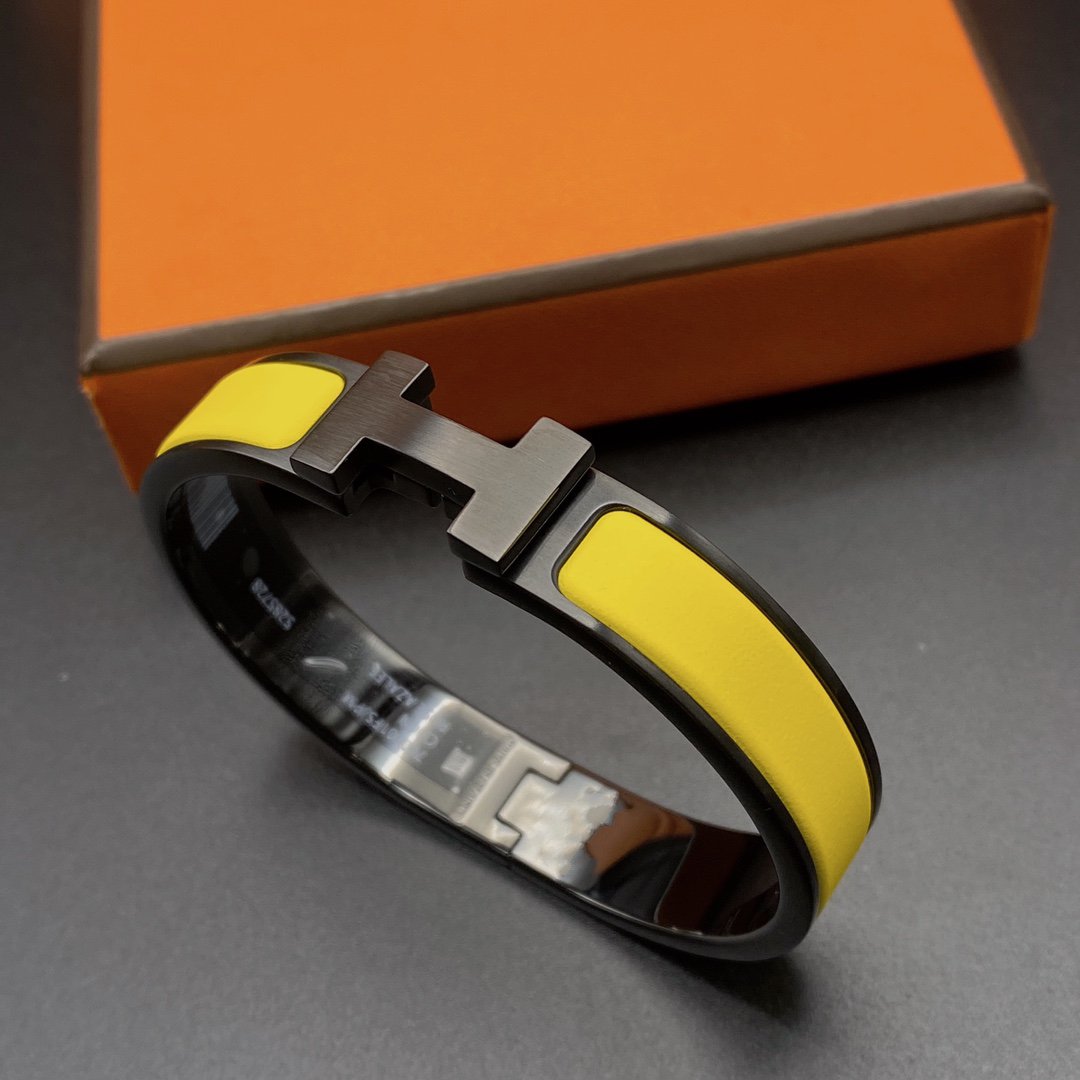 [Peak]CLIC HM SO BLACK YELLOW BRACELET