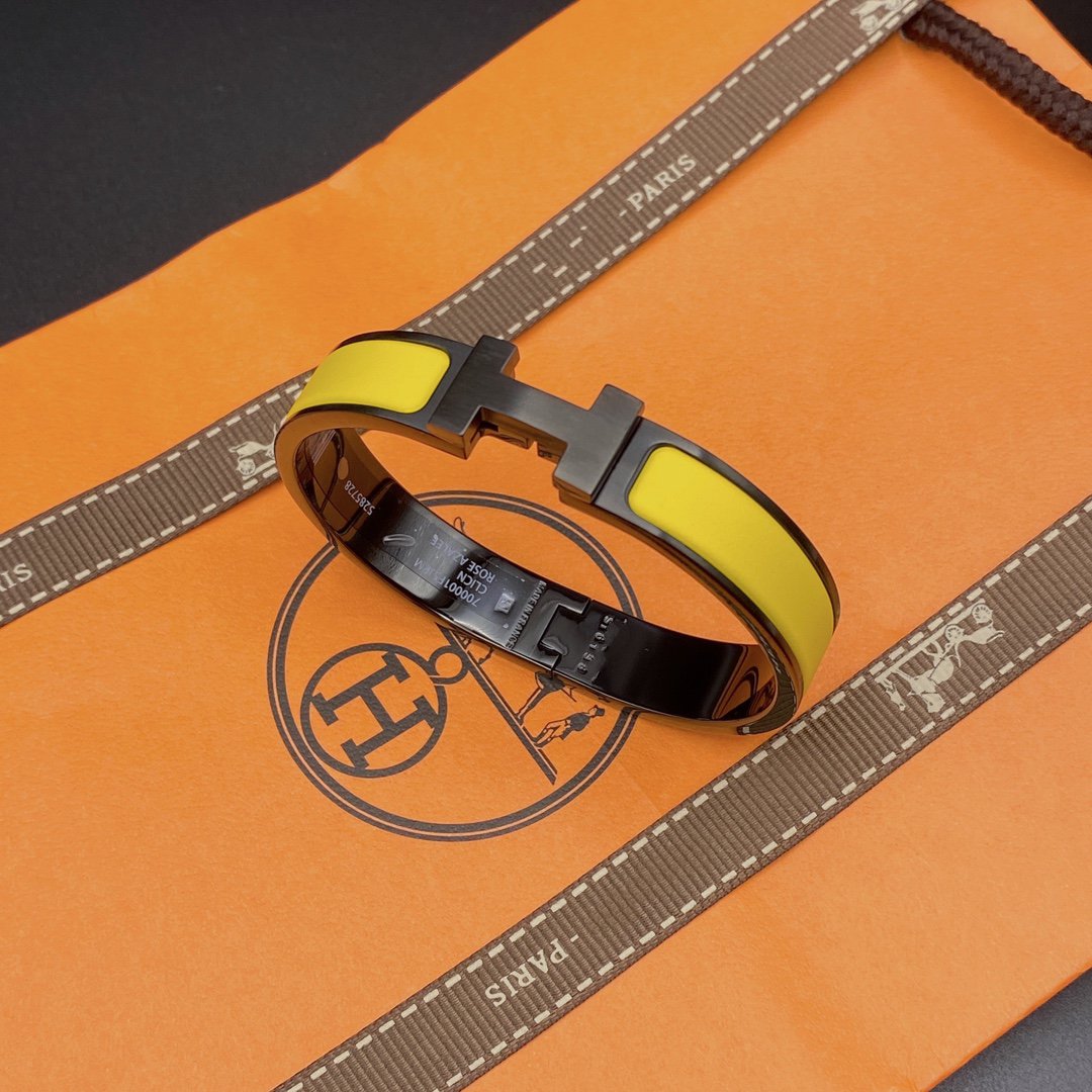 [Peak]CLIC HM SO BLACK YELLOW BRACELET
