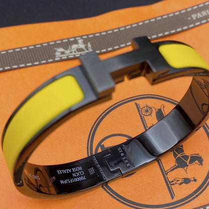 [Peak]CLIC HM SO BLACK YELLOW BRACELET